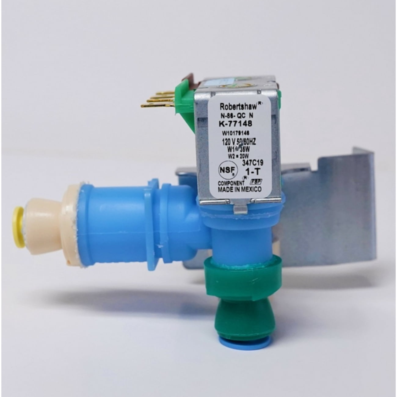 Refrigerator Water Inlet Solenoid Valve For Whirlpool WRS322FDAB03 WRS322FDAB04 WRS322FDAB05 WRS322FDAD00 WRS322FDAD01 WRS322FDAD04 WRS322FDAM00 WRS322FDAM01