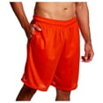 thumbnail image 2 of Men's Russell 651AFM0 Mesh Pocket Performance Short (Burnt Orange M), 2 of 7