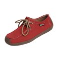 thumbnail image 3 of YOUYEDIAN Loafers for Women Versatile Slip On Square Toe Fashion Lace-up Comfy Flats Casual Outdoor Soft Walking Shoes, 3 of 5