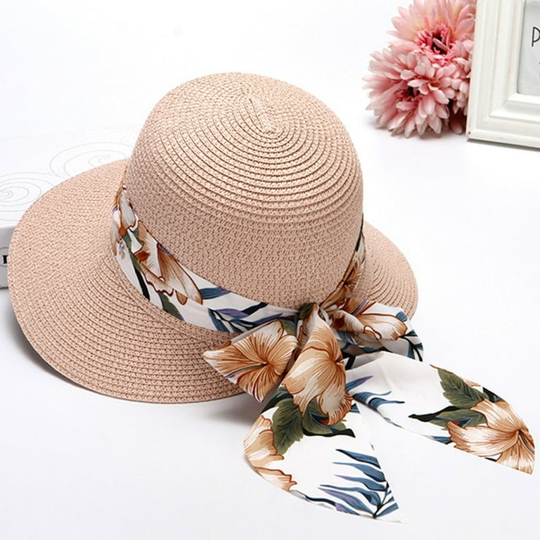 ZHAGHMIN Black Hats For Men Women Summer Wide Straw Hat Beach Foldable Sun  Hats Floppy Roll Up Sun Cap Upf 50+ Caps Rain Hats For Men Birding Hats For  Men Stray Deal