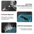 thumbnail image 4 of Trim Compact Wood Router Tool 800W Handheld Palm Router with 30000RPM 6 Variable Speeds Electric Trimmer Wood Router Hand Trimmer Tool Cutting Palmming Tool, 4 of 7