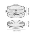 thumbnail image 3 of Bolsa De Almacenamiento Para Acampar Bolsa de almacenamiento para acampar Resistencia a caídas Vajilla Organizador de herramientas Soporte para ollas (Caqui) Sywqhk Para Estrenar, 3 of 6