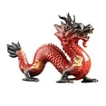 thumbnail image 5 of Kokiya Traditional Chinese Dragon Statue Figurine New Year Ornament for Car Accessories Red, 5 of 9