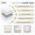 thumbnail image 4 of PowerSellerUSA Self-Stick Vinyl Modern Geometric Floor Tiles Ultra Durable 1.5mm Thick Tiles, 2-Pack/40 Square Ft., 12" x 12", Waves, 4 of 8
