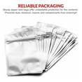 thumbnail image 4 of Sacs Mylar Imperméables Grands, Sacs Réutilisables avec Fenêtre Transparente pour Rangement de Cuisine, Sacs en Aluminium Hermétiques Refermables et Anti-Odeur (Lot de 300), 4 of 5