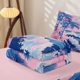 thumbnail image 5 of Erosebridal Hawaiian Beach Zipper Full Size Comforter Sets with Fitted Sheet and 2 Pillowcases, Marine Zipper Bedding Set, Pink Reversible, 5 of 7