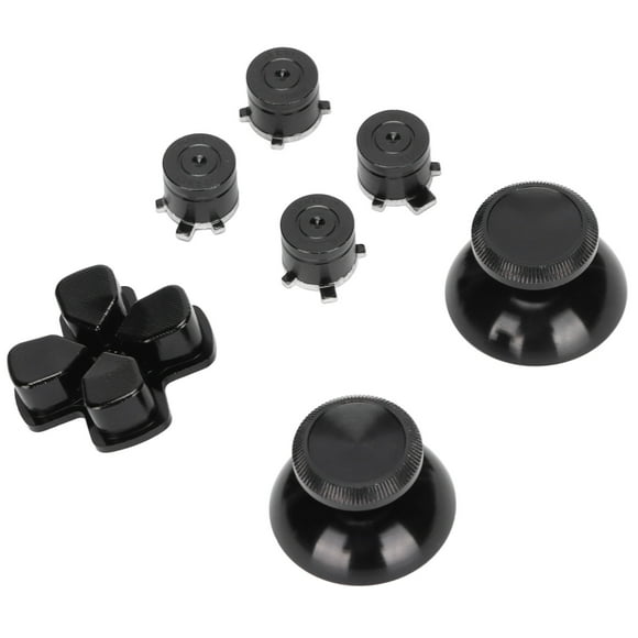 Controller Button Joystick Key, Stylish Aluminum Alloy Sturdy Reducing Fatigue Metal Controller Button  For PS5 Controller Black,Red,Blue