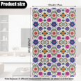 thumbnail image 3 of SCRAWLGOD Flower Print Violet White 1 PCS Recliner Headrest Protector, Headrest Cover for Recliner Chair, Sofa Covers, Couch Chair Head Protector for Sofa 17x27in, 3 of 7