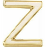 Kazi Luxury 14K Yellow Gold Single Initial Z Earring