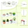 thumbnail image 4 of Window Plant Shelves Clear Hanging Acrylic Plant Stands Flower Pot Display Organizer Storage for Herbs Succulents Cool Gift for Plant Lovers 3-Tier, 4 of 7