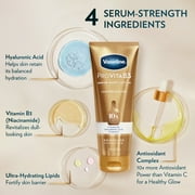 Vaseline Pro VitaB3 Serum Burst Hydrating Lotion Luminous Glow Lightweight 10x Antioxidant Power of Vitamin C with Vitamin B3, Hyaluronic Acid & Vitamin E, 7.5 oz