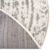thumbnail image 5 of Unique Loom Lennon Collection Area Rug - Zal (10' Round Ivory and Gray), 5 of 11