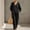 ZBlack1, variant on Cotton Sets for Women 2 Piece Batwing Sleeve Tops Matching Lounge Sets Classy Outfits for Women 3/4 Sleeve Tops Women Two Piece Sets for Women Dressy Beach Set Sets for Women Dressy