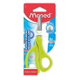 thumbnail image 1 of Maped Essentials Kids Scissors, 5 Inch Blades, Blunt, Ambidextrous Handle, Neon Green, 1 of 3