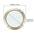 thumbnail image 2 of Uxcell 2pcs 8" Speaker Grill Mesh Decorative Circle Woofer Guard Protective Cover Audio Accessories Golden, 2 of 5