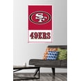 thumbnail image 2 of NFL San Francisco 49ers - Logo 21 Wall Poster with Pushpins, 22.375" x 34", 2 of 6