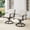 Oatmeal, variant on Crosley Furniture Kaplan Fabric Outdoor Swivel Chair Set in Oatmeal (Set of 2)