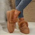 thumbnail image 6 of Women's Cozy Fashion Slip-On Snow Boots - Warm Winter Footwear for Comfortable Days, 6 of 7