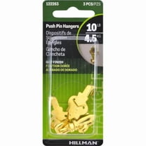 Hillman Anchor Wire Fleu-de-Lis Decorative Push Pin Hanger (3 Count) 122263