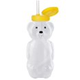 thumbnail image 1 of 2pcs Honey Bear Cup Squeezable Therapy And Special Needs Assistive Drink Container, Spill Leak Resistant Lid, 1 of 5