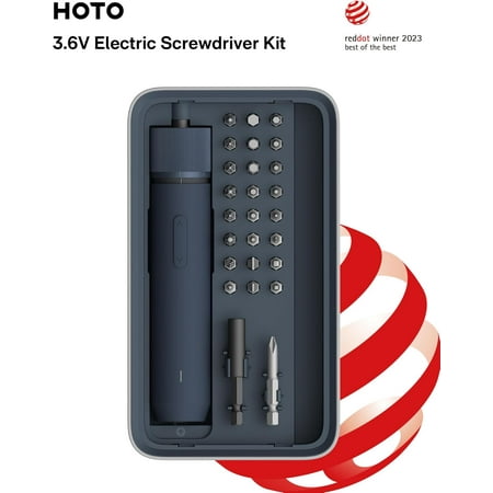 HOTO - Electric Screwdriver Kit - Black