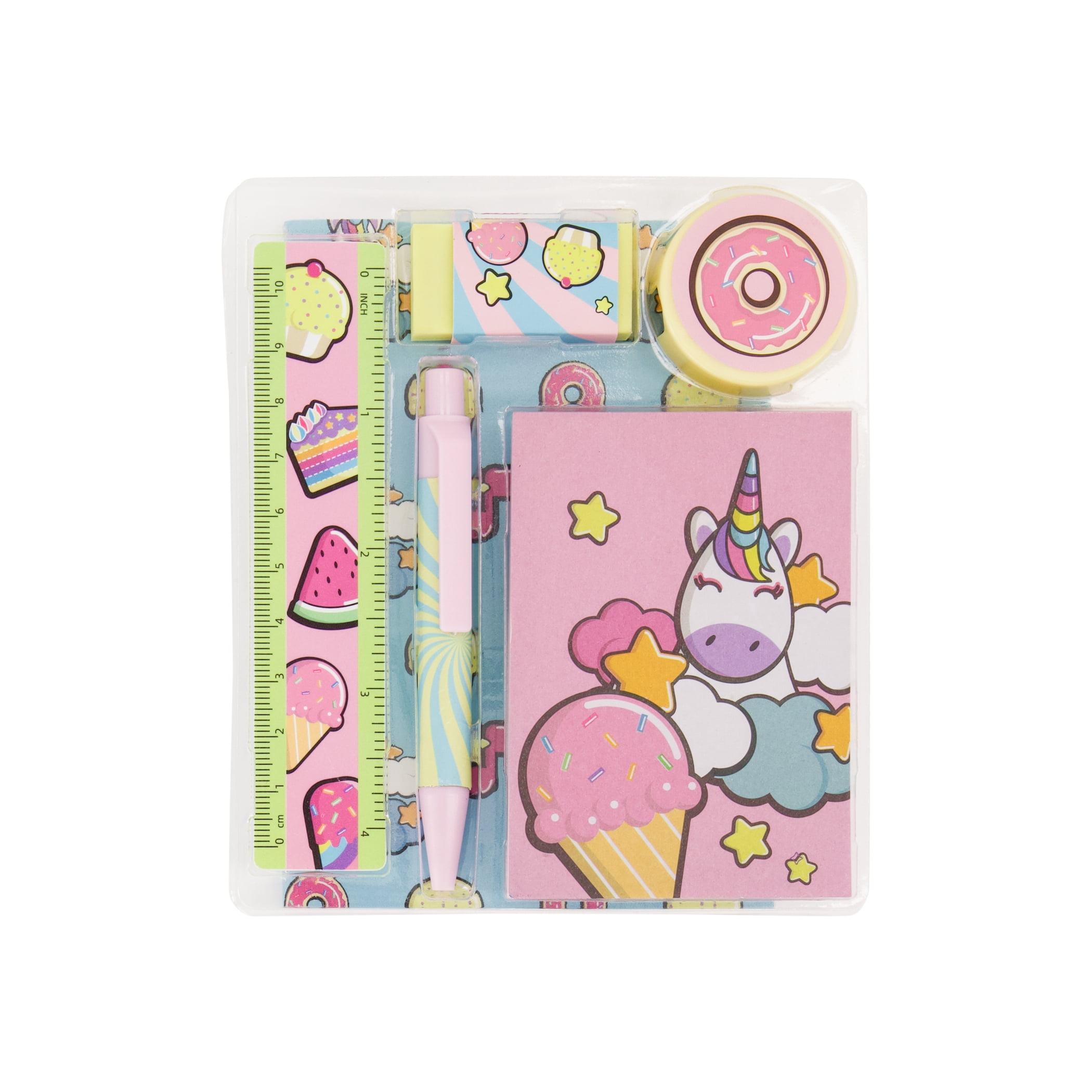 Claire's Stationery Set - Unicorn 6 pcs