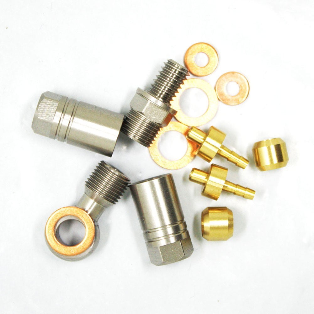 Bike Bicycle Hydraulic Brake Hose Adapter Olive Connecter InsertSet For Hope