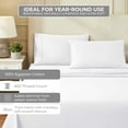 thumbnail image 6 of Superior Egyptian Cotton 850 Thread Count Bed Sheet Set, Queen, White, 6 of 6