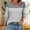 Gray women's boho tops a1, variant on Women's Summer V Neck Tops for Women Cute Trendy 3/4 Sleeve Ruffle Smocked Button Down Boho Casual Pullover Blouse Graphic Work Tunic, Green M