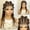 1B30, variant on Full Lace Cornrow Braided Wigs with Baby Hair for Women Lace Frontal Lightweight Twist Braids Wig Box Braiding Wig (1B Color)