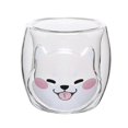 thumbnail image 2 of Cute Cat Coffee Mugs, 300ml Double Wall Insulated Glass Mugs Milk Cup, 2 of 5