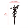 thumbnail image 3 of Lzobxe Garden Stake Decors Metal Yard Decorations Outdoor, Iron Dragonfly and Butterfly Pattern Ornaments for Indoor Lawn Pathway Patio Flower Pot, 3 of 9