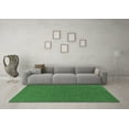 thumbnail image 3 of Ahgly Company Indoor Rectangle Solid Emerald Green Modern Area Rugs, 5' x 8', 3 of 4