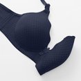 thumbnail image 3 of Bxsruta Sports Bras for Women, Woman's Comfortable Lace Breathable Bra Underwear No Rims, Blue, 3 of 8