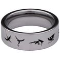 thumbnail image 4 of Dragon Loop Tungsten Carbide Ring, 4 of 9
