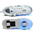 thumbnail image 3 of Yunkctuk Roller Shoes Girls Boys Wheel Shoes Kids Roller Skates Shoes LED Light Up Wheel Shoes for Kids for Children, 3 of 7