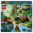 thumbnail image 4 of Set LEGO City Exploradores de la Jungla: Todoterreno y Misión del Panda Rojo 60424, 4 of 4