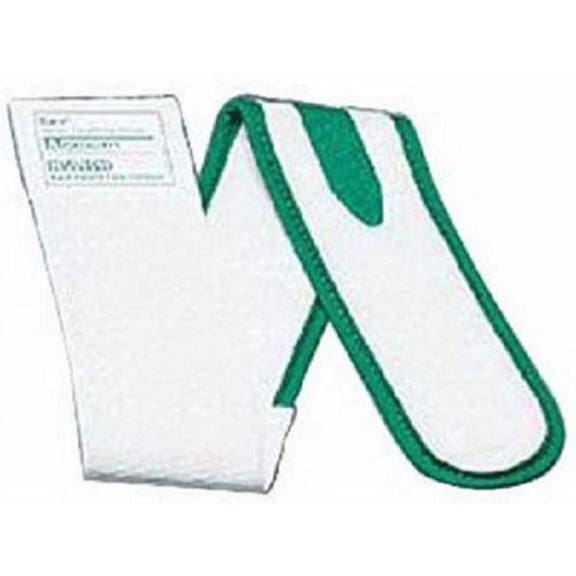 Bard Leg Bag Strap - Small (9 Inches to 13 Inches), Reusable, Fabric Backing and Hook and Loops Closure, 12 Count