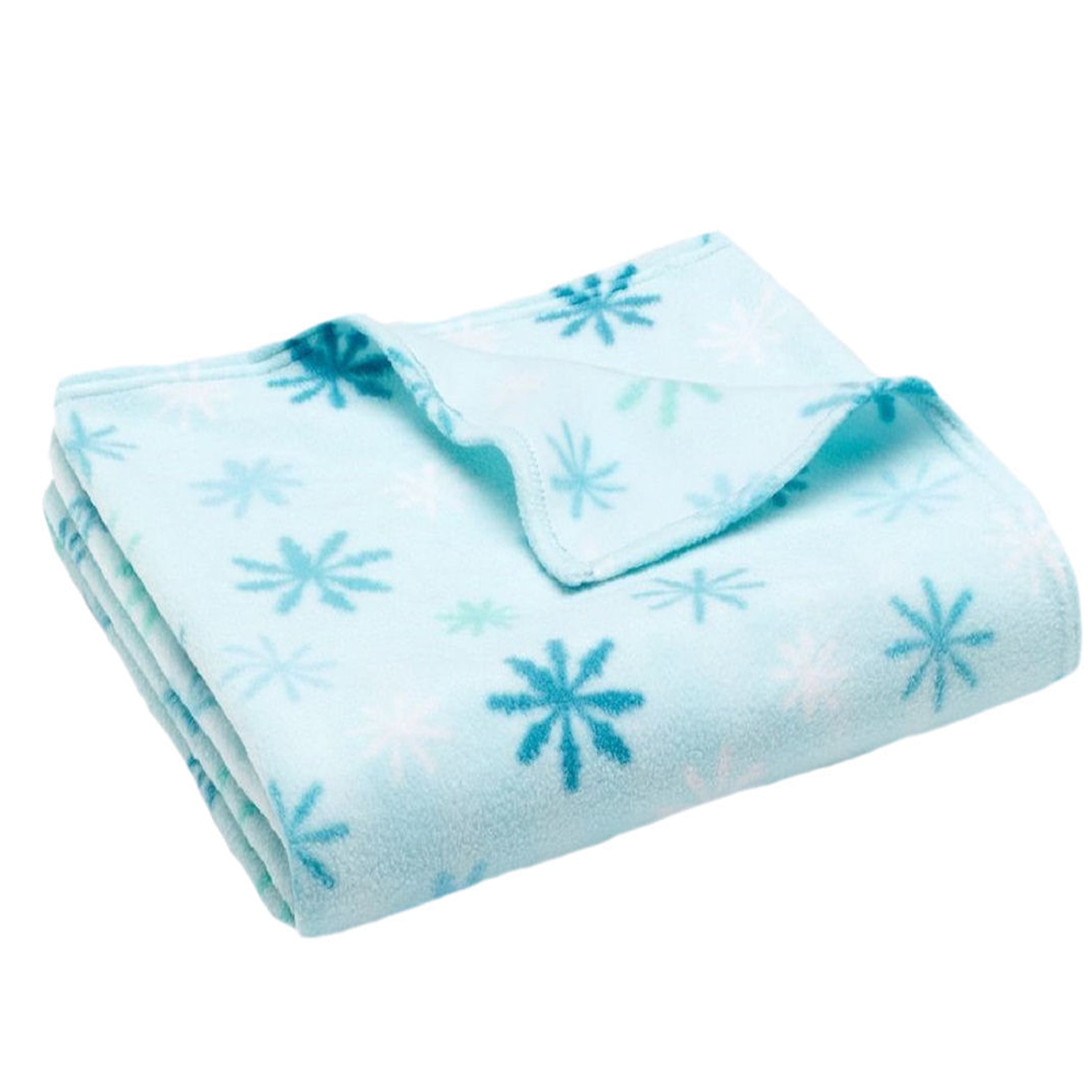 Snowflakes Fleece Throw Blanket
