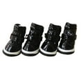 thumbnail image 2 of SPRING PARK 4Pcs Puppy Dogs Solid  Colors Anti-Slip Waterproof Rubber Rain Shoes Boots Paws Cover, 2 of 8
