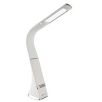 OttLite Wellness Series® Recharge LED Desk Lamp, White, Leather Look