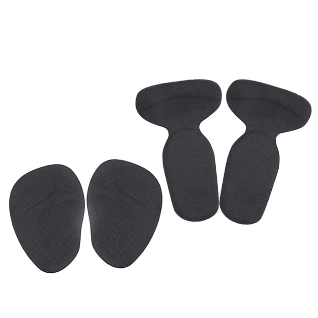 2 pares de plantillas para ampollas en el antepié Sunnimix almohadillas para tacones altos negro