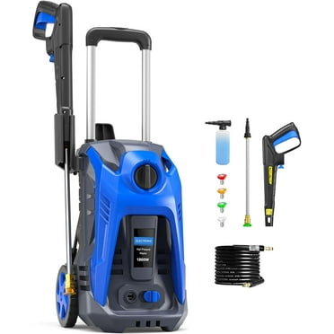 Khloe Electric Pressure Washer 4200PSI 2.8 GPM Power Washer with 25 Feet Hose,16.4 Feet Power Cord, Car Wash Machine Blue Ideal Cleaning for Garden