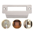 thumbnail image 1 of OULII 1 Set Door Security Strike Plate Reinforcement Plate Stainless Steel Door Guard Easy Installation, 1 of 5