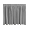 thumbnail image 1 of Solid Color Ruffled Bedspread Make the Dormitory More Beautiful Bed Skirt Unique Curtain and Room Decoration  White 32 Inches, 1 of 8
