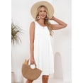thumbnail image 4 of Women's Casual Swing Simple T-Shirt Loose Dress, 4 of 6