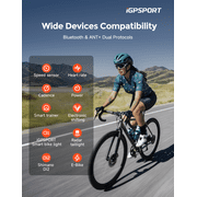 iGPSPORT BSC300T Wireless Bike Computer GPS, Touchscreen MAP Navigation Off Course Warning for Road Gravel Bike