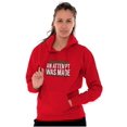 thumbnail image 4 of Xmas Dear Santa An Attempt Was Made Unisex Plus Fleece Graphic Hoodie Brisco Brands 5X, 4 of 6