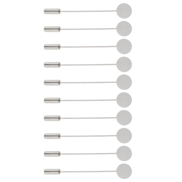 Broche de solapa de cuello, broches de palo, broche de la bandeja, broche, alfiler de broche de bricolaje, broche de palo
