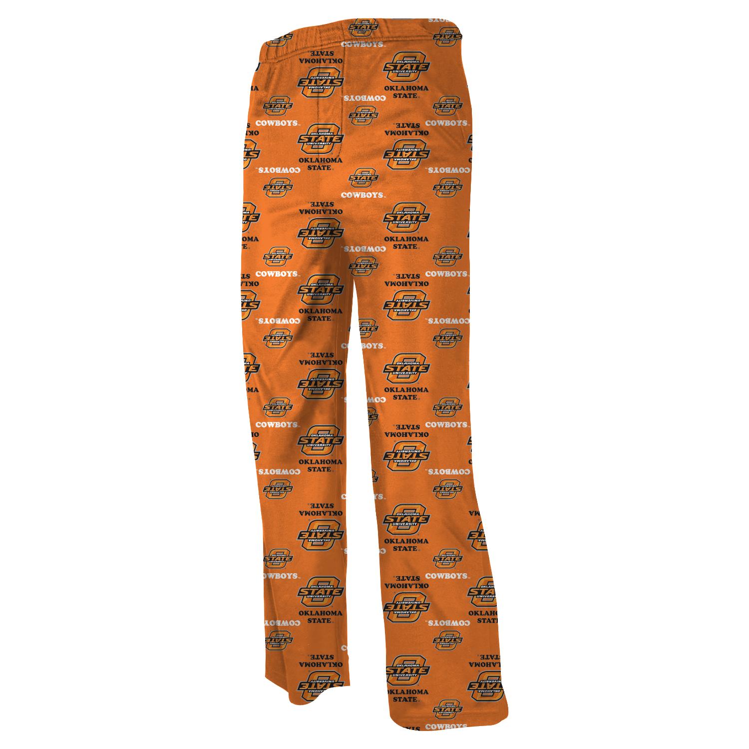Oklahoma State Cowboys Youth NCAA Printed Logo Pajama Pants by Outerstuff